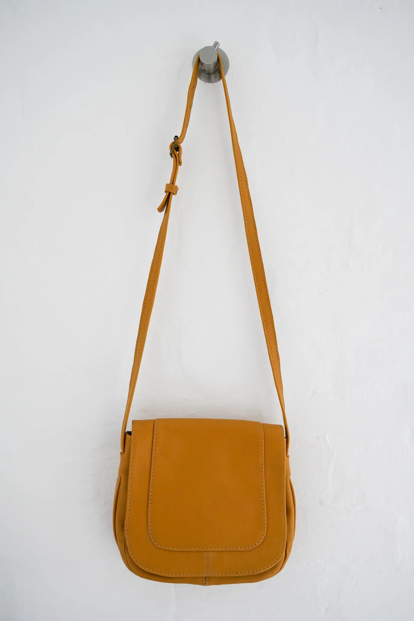 Mustard Saddle Sling Bag