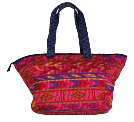 Naina Emebellished Tote - Hot Pink / Multi