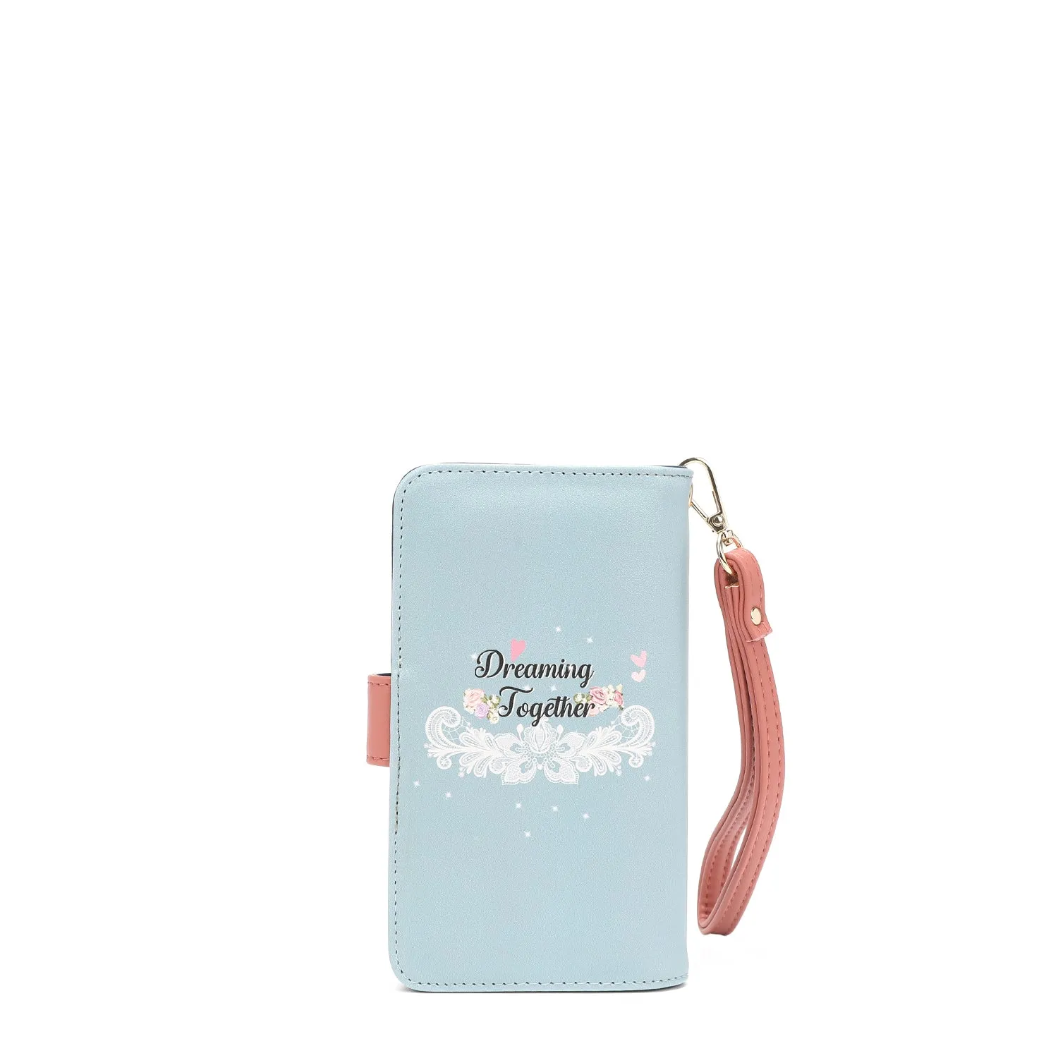 NL SIGNATURE PHONE CASE AND WALLET WRISTLET