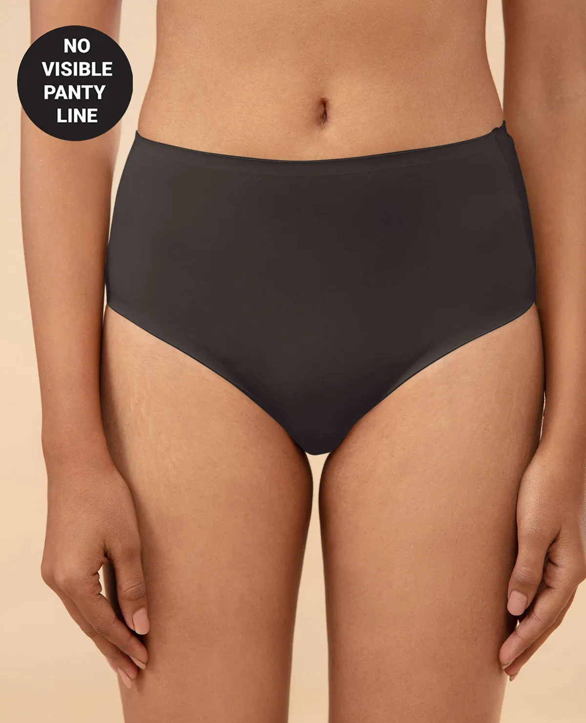 Nykd By Nykaa Bonded No VPL Full brief-NYP210-Dark Grey