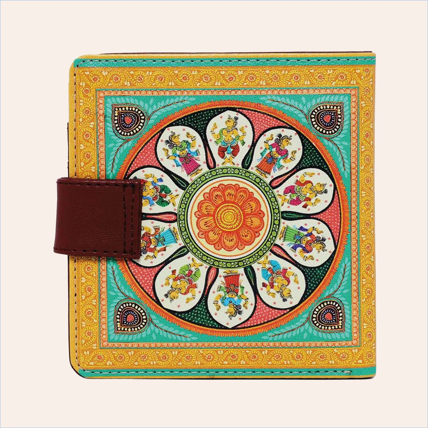 Pattachitra Folktales Square Wallet