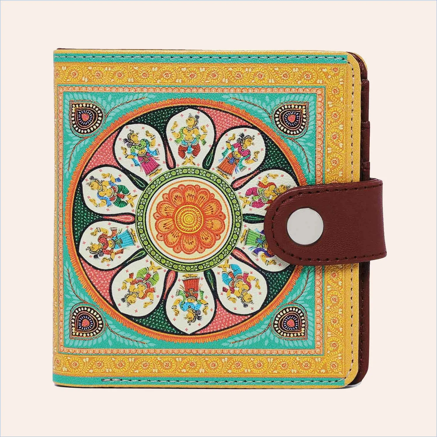 Pattachitra Folktales Square Wallet