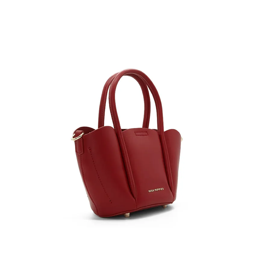 Petal Satchel (M) Women's Bag - Red