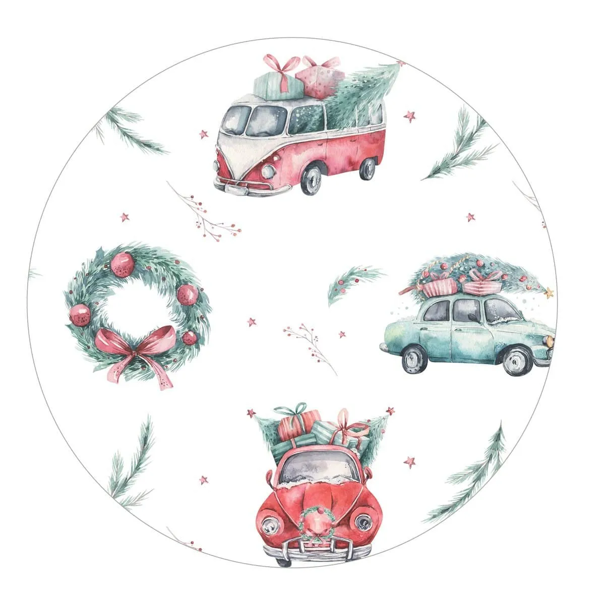 [Pre Order] Holiday Classics Vintage Cars - Bamboo Blankets (EST SHIP LATE OCT)