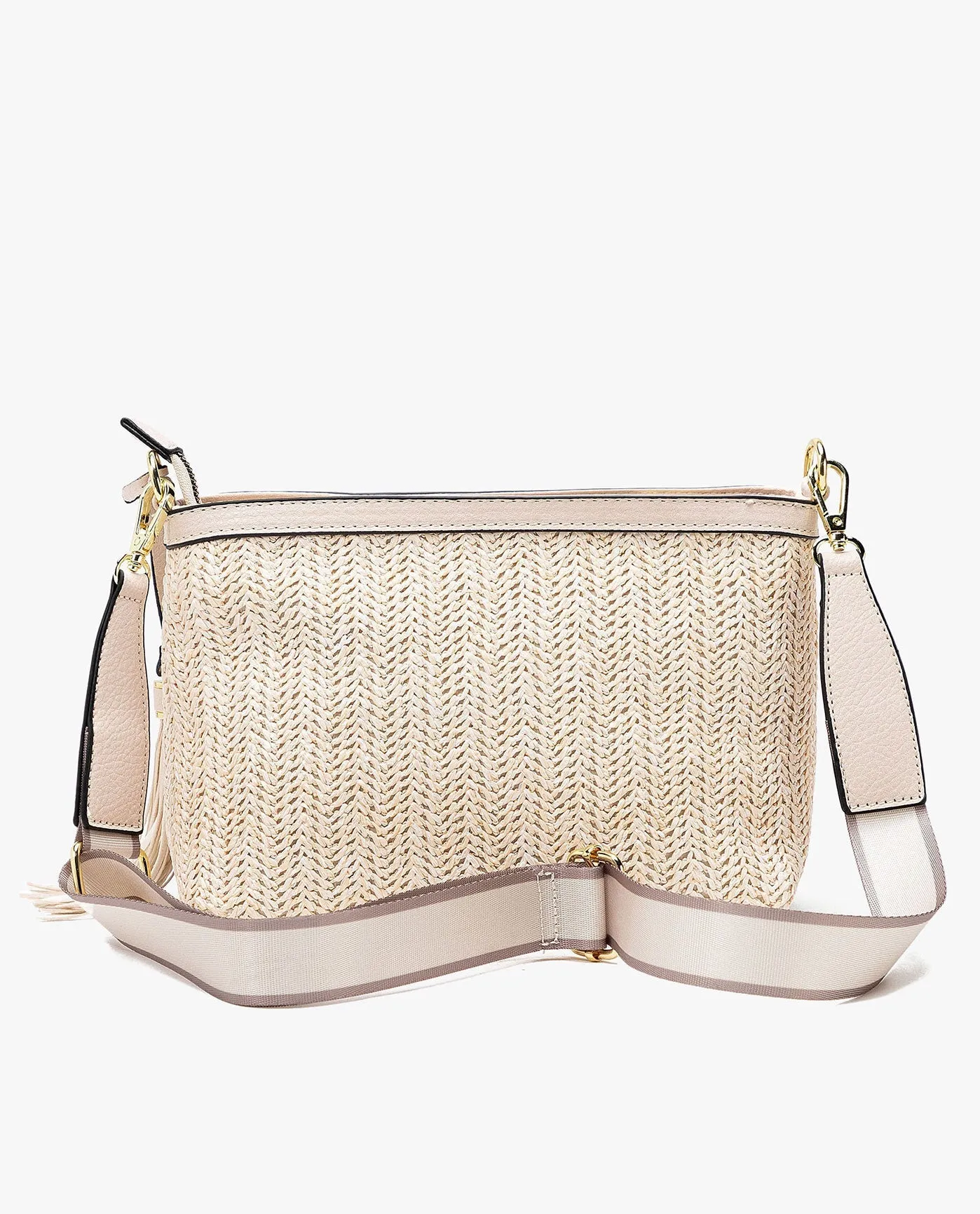 SHEILA STRAW CROSSBODY