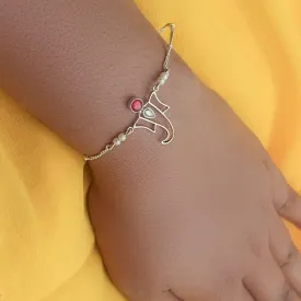 Silver 92.5 Ganesha Bracelet