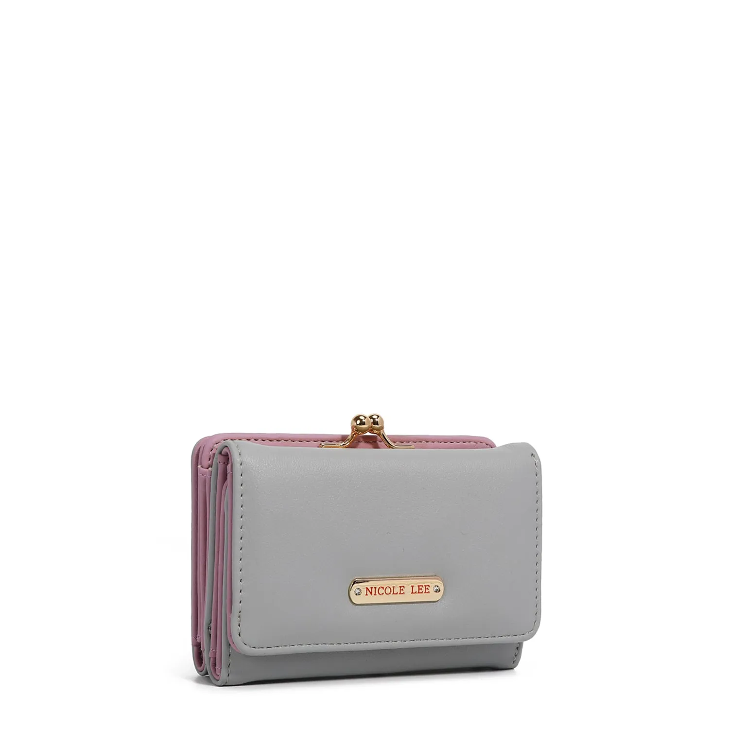 SOLID AGUSTINA TRIFOLD WALLET