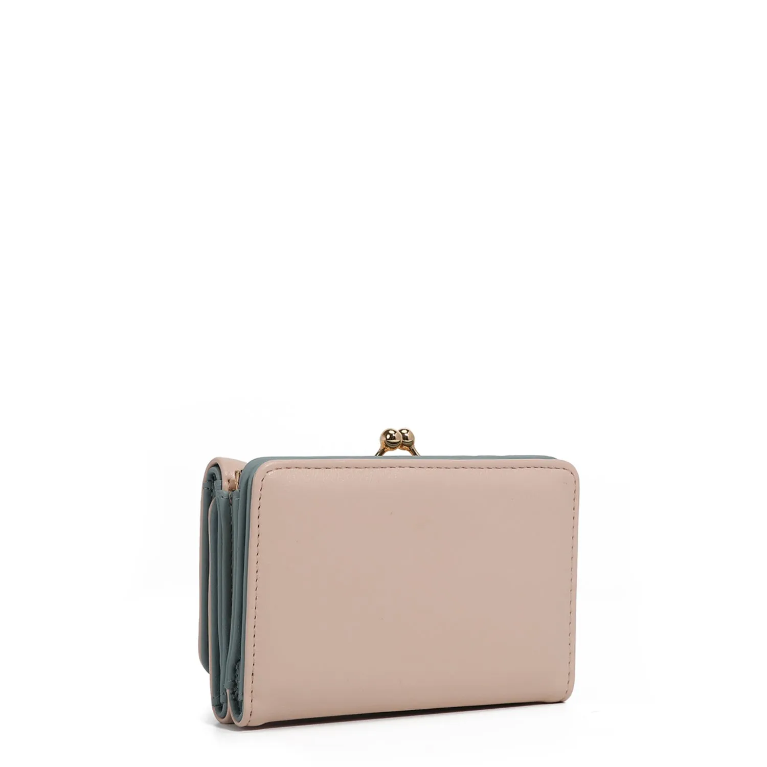 SOLID AGUSTINA TRIFOLD WALLET