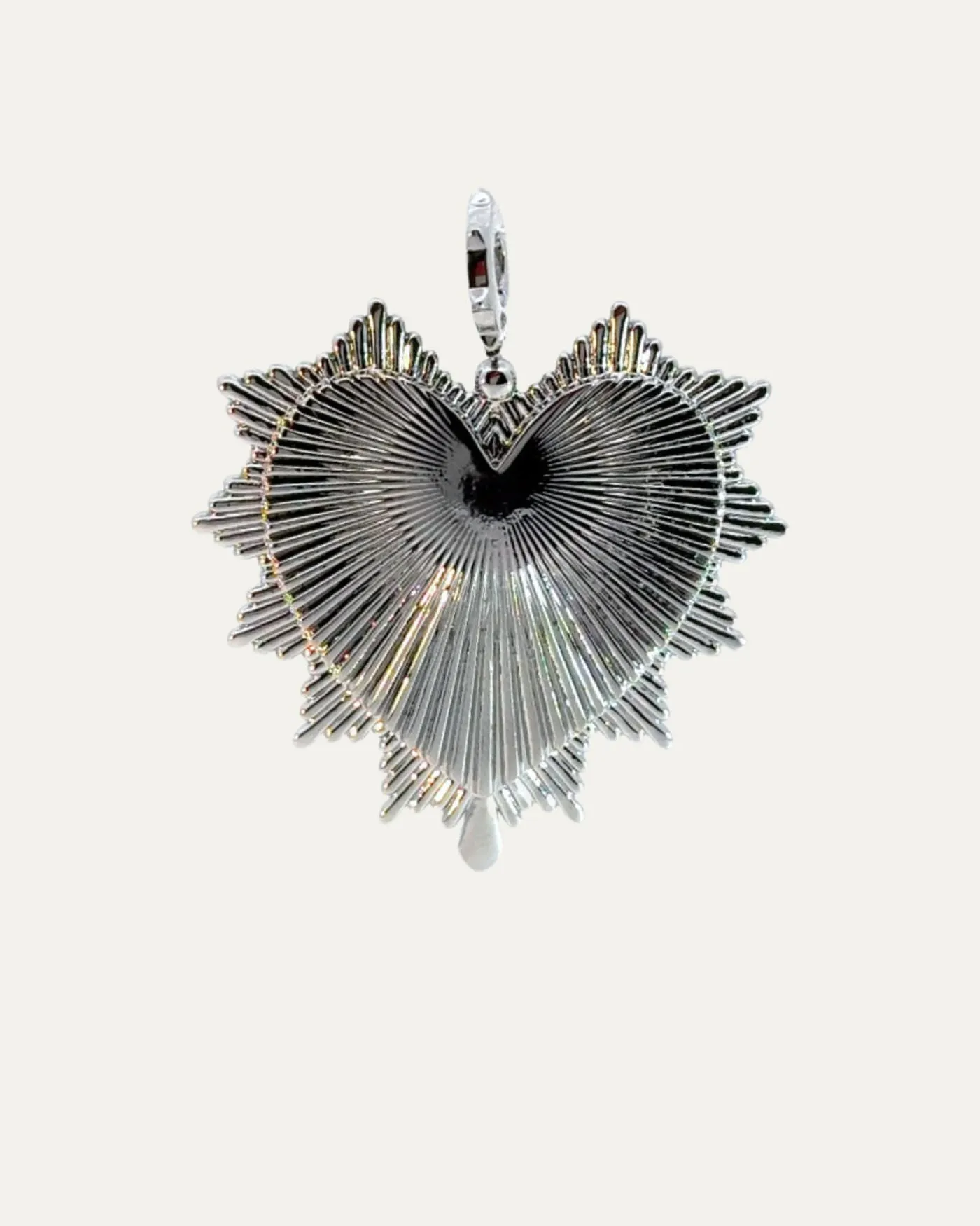 Tatum Silver Vintage Heart Charm