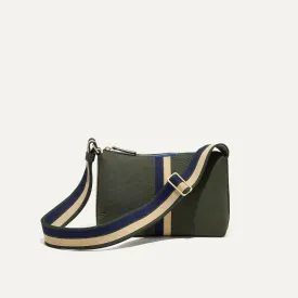 The Casual Crossbody - Evergreen Stripe