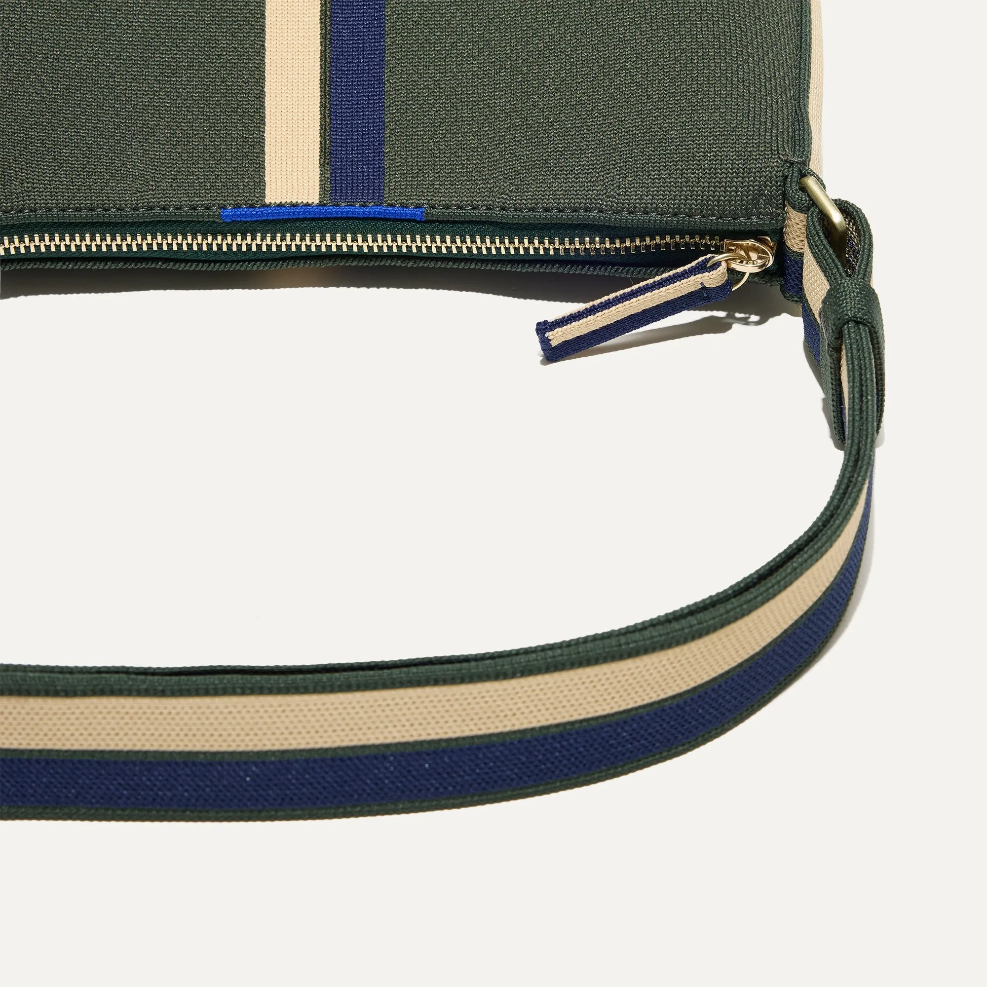 The Casual Crossbody - Evergreen Stripe