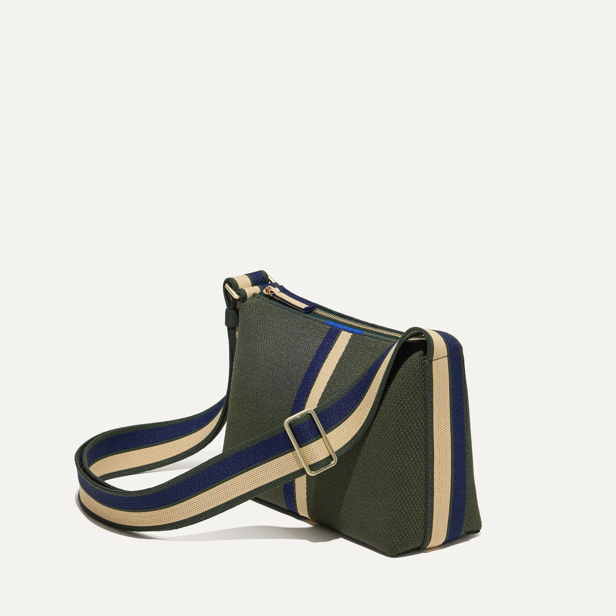 The Casual Crossbody - Evergreen Stripe