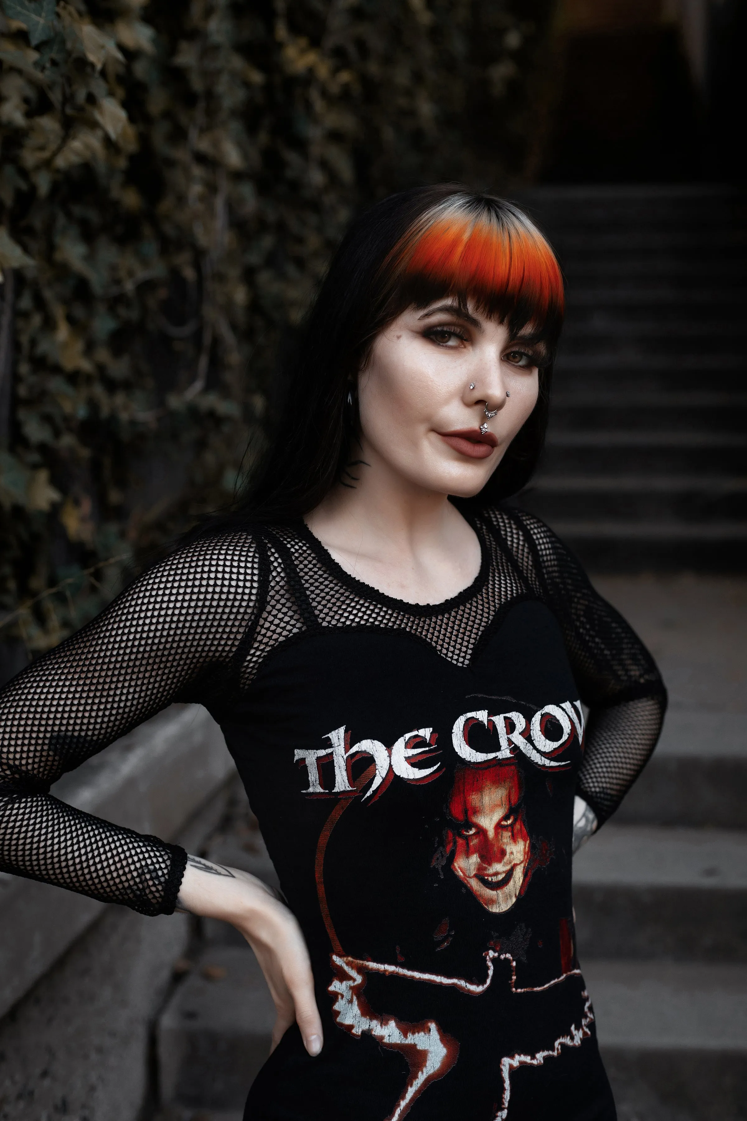 The Crow Fishnet Dress