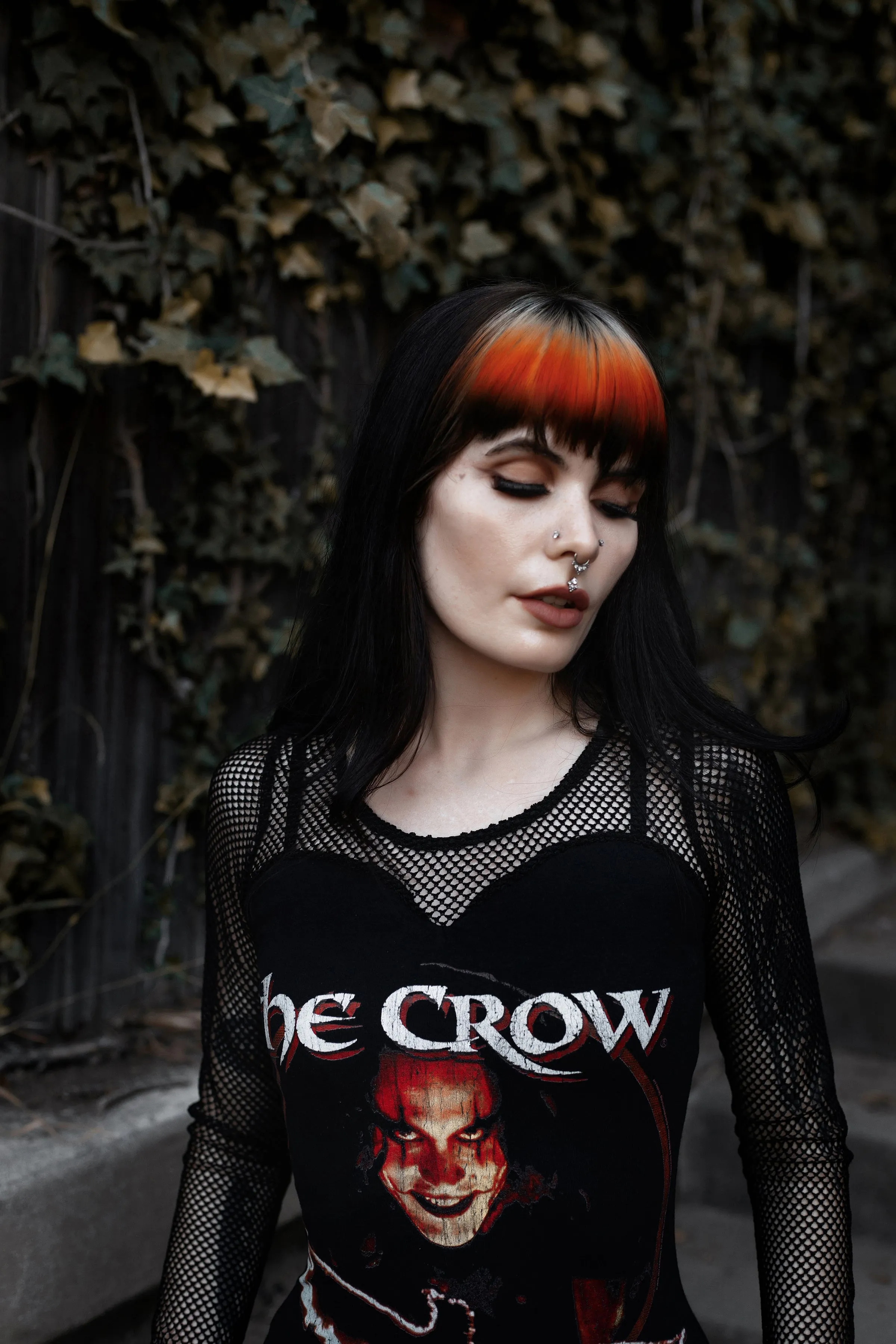 The Crow Fishnet Dress