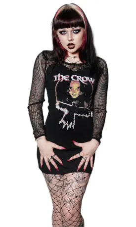 The Crow Fishnet Dress