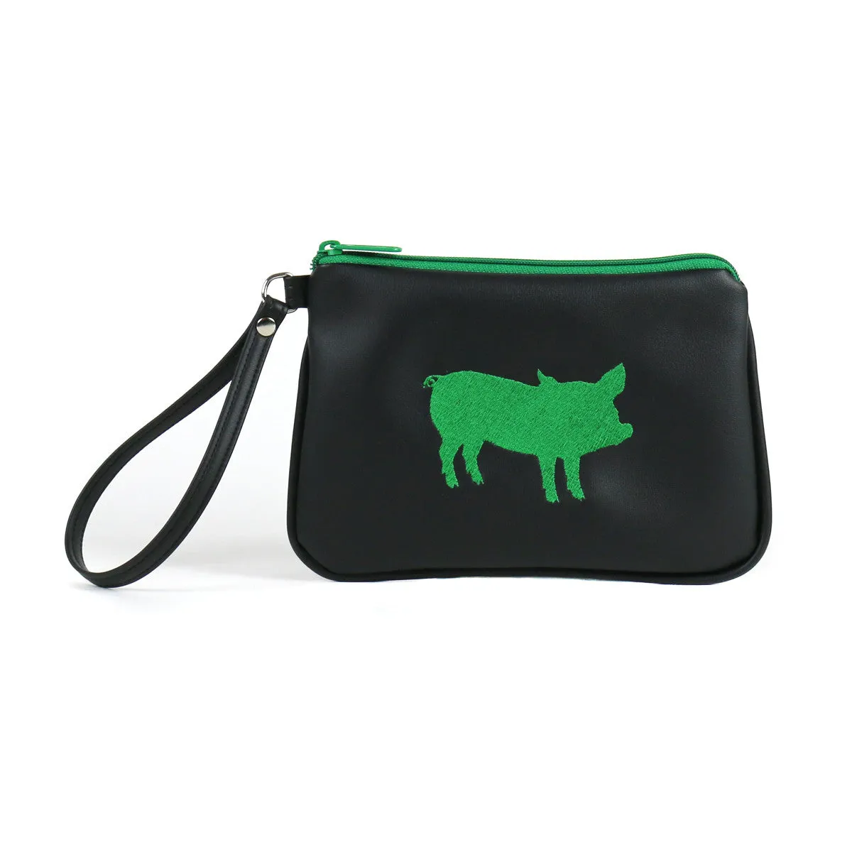 The Humane League Vegan Wristlet/Crossbody Bag (Multicolored)