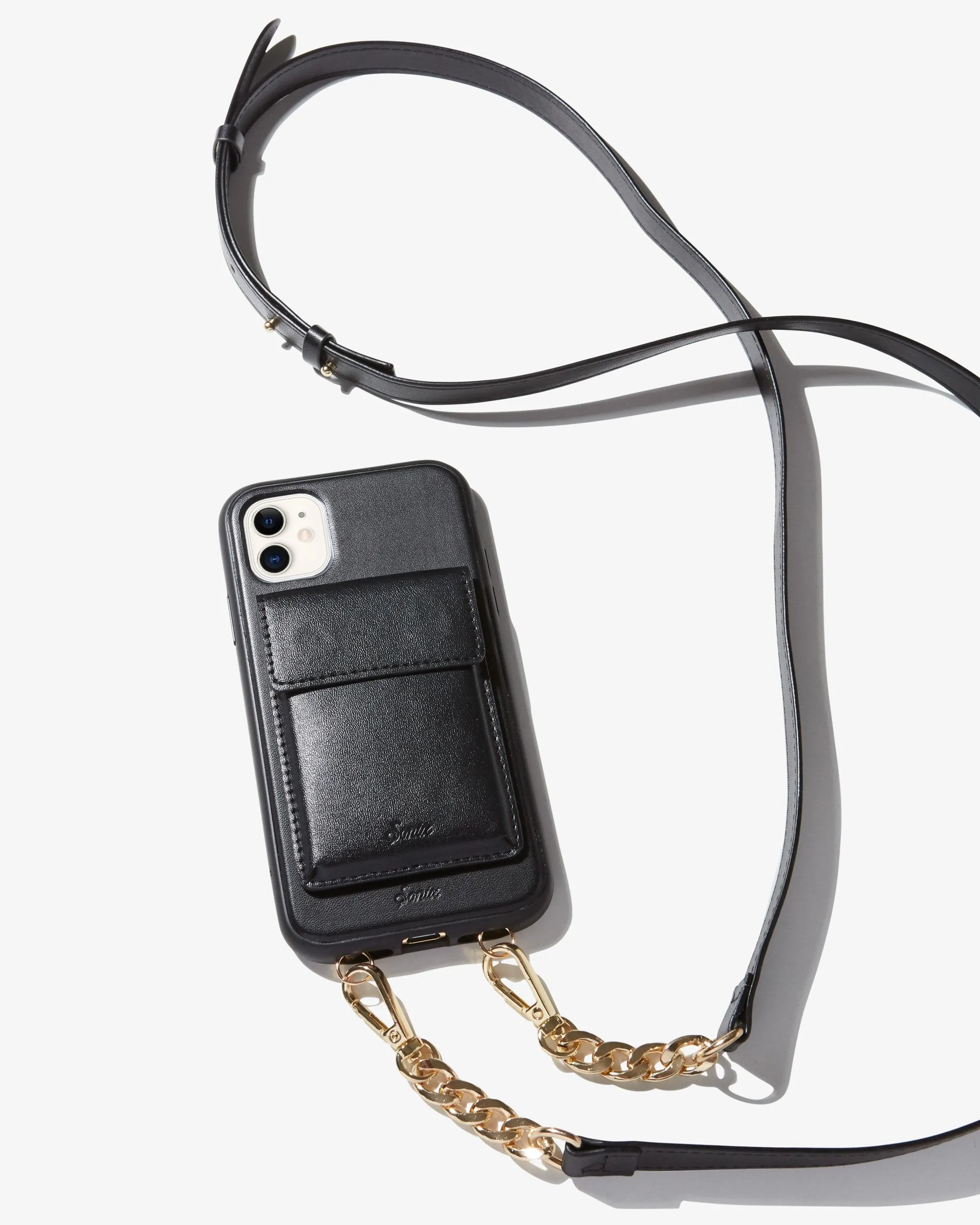 Tres Case Crossbody - Black, iPhone (11 / XR)