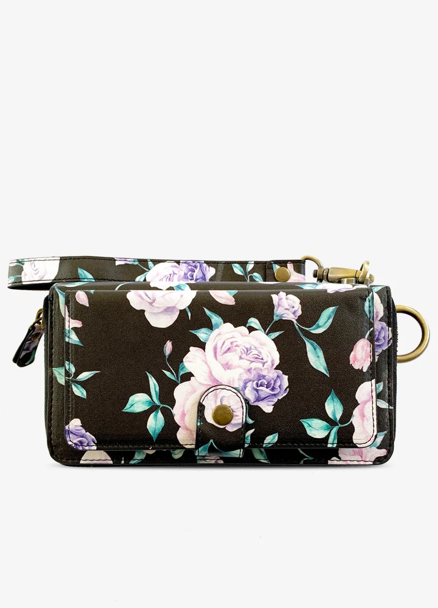 Ultimate Wristlet Phone Case in Midnight Floral