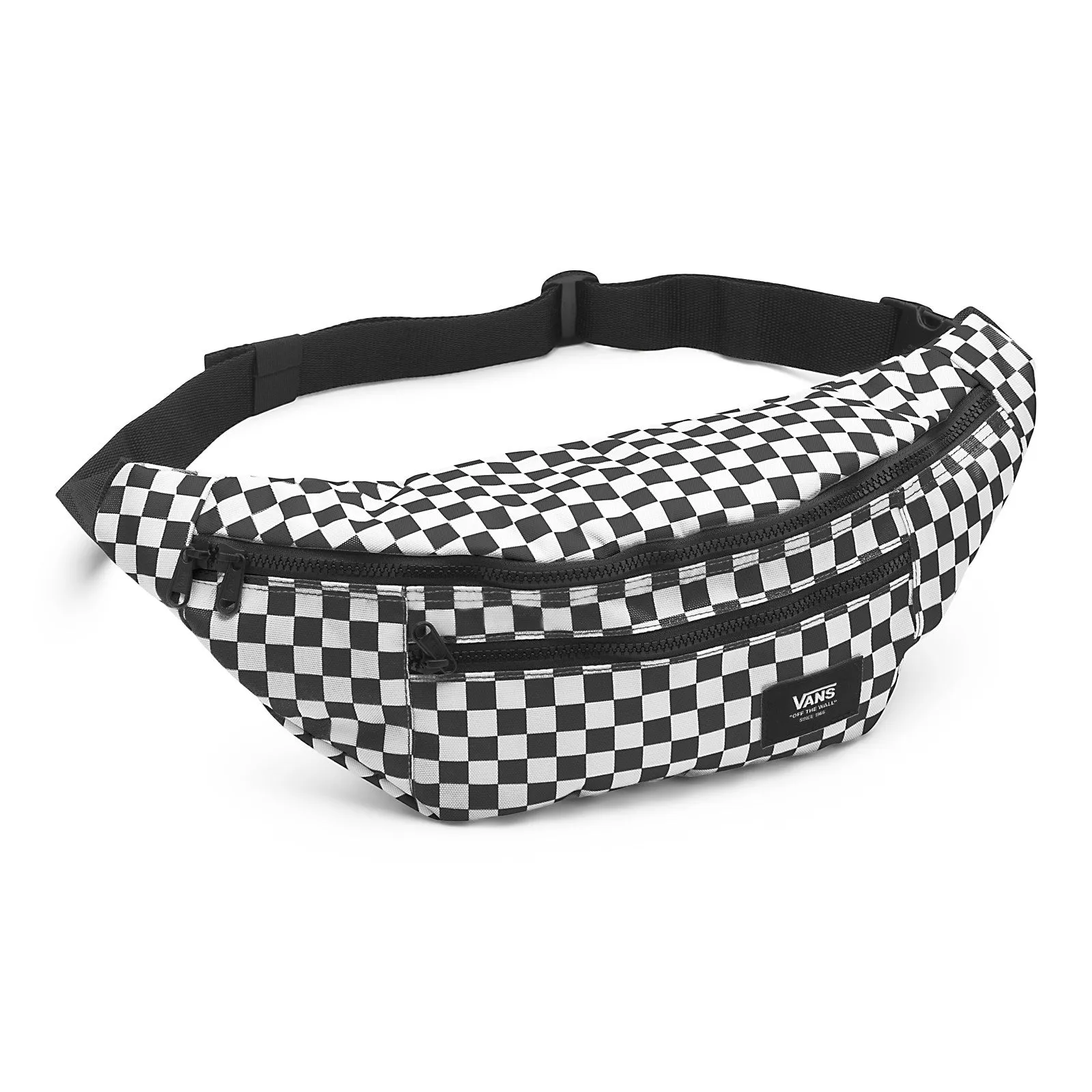 Vans Ward Cross Body Pack Bag - Black/White Check