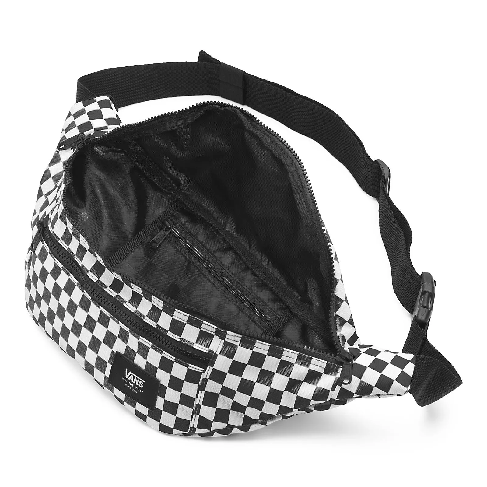 Vans Ward Cross Body Pack Bag - Black/White Check