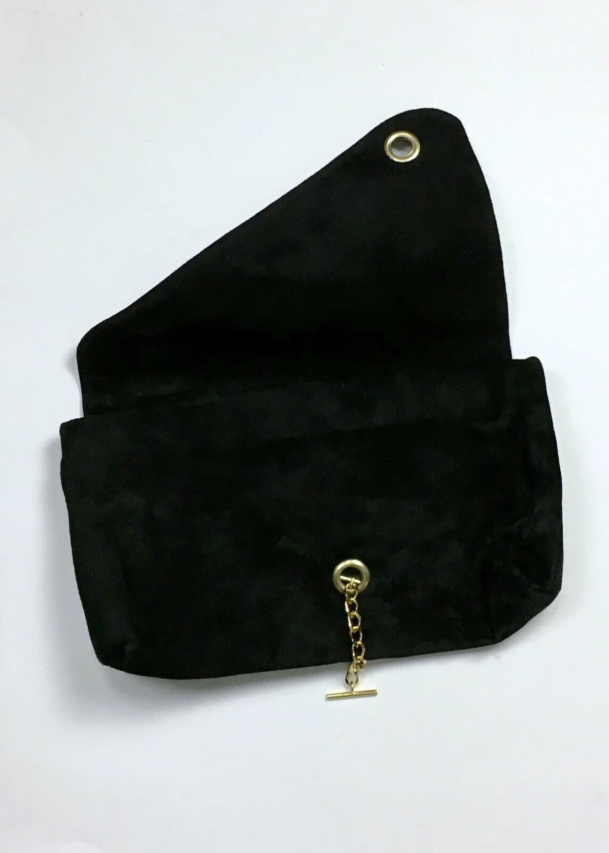 Vintage Viva of California Black Suede Clutch