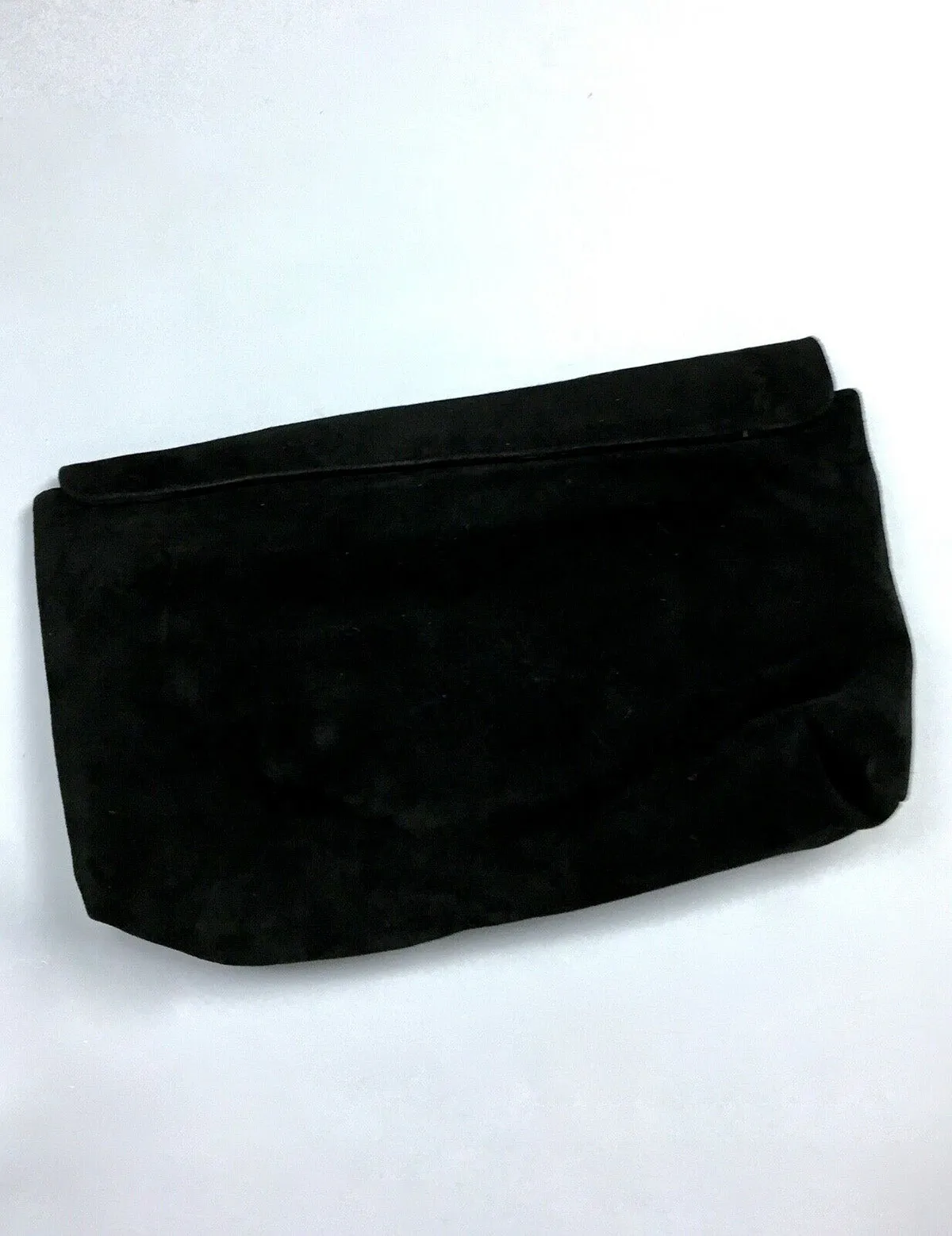 Vintage Viva of California Black Suede Clutch