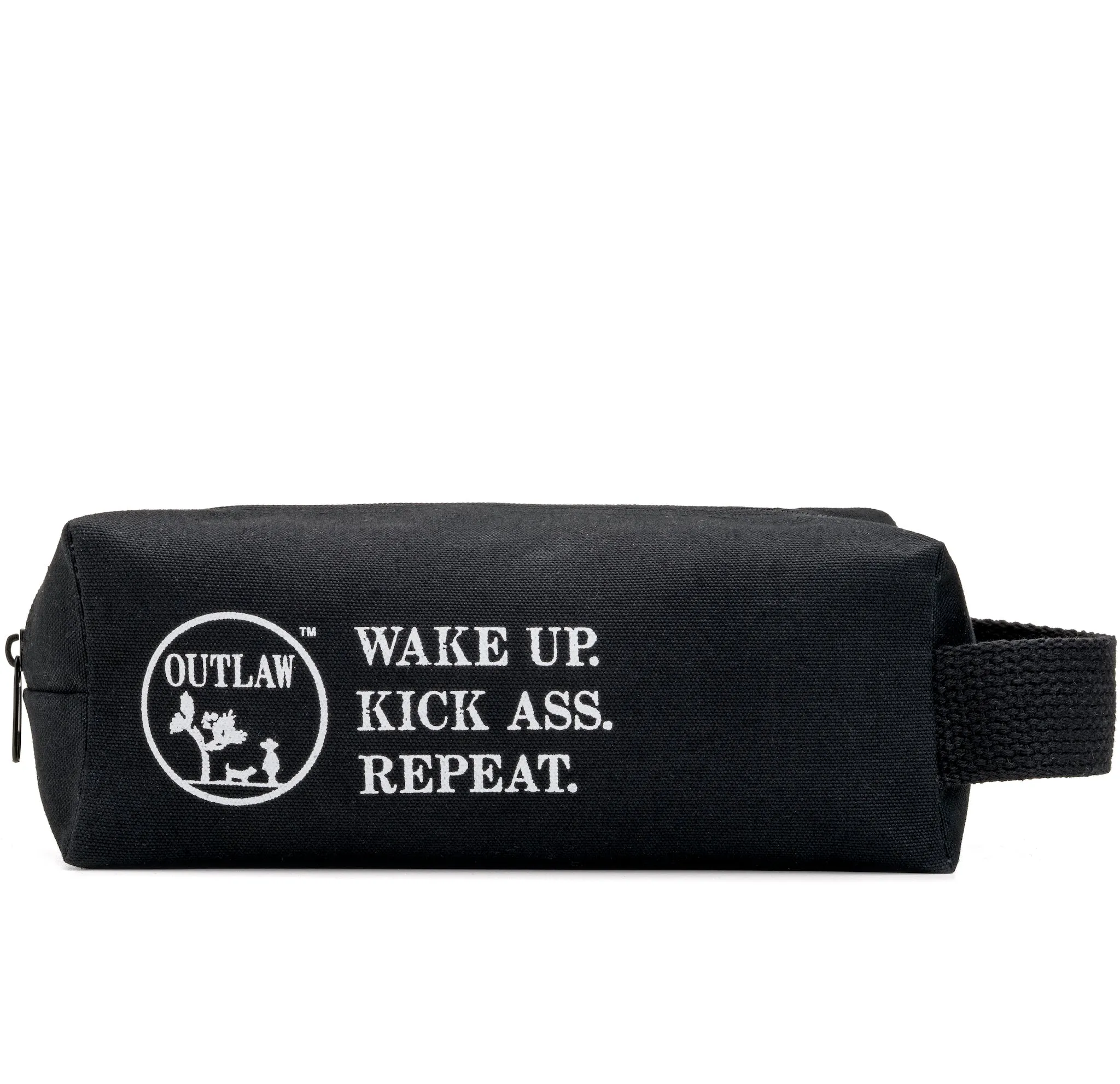 Wake Up Kick Ass Repeat Travel Bag