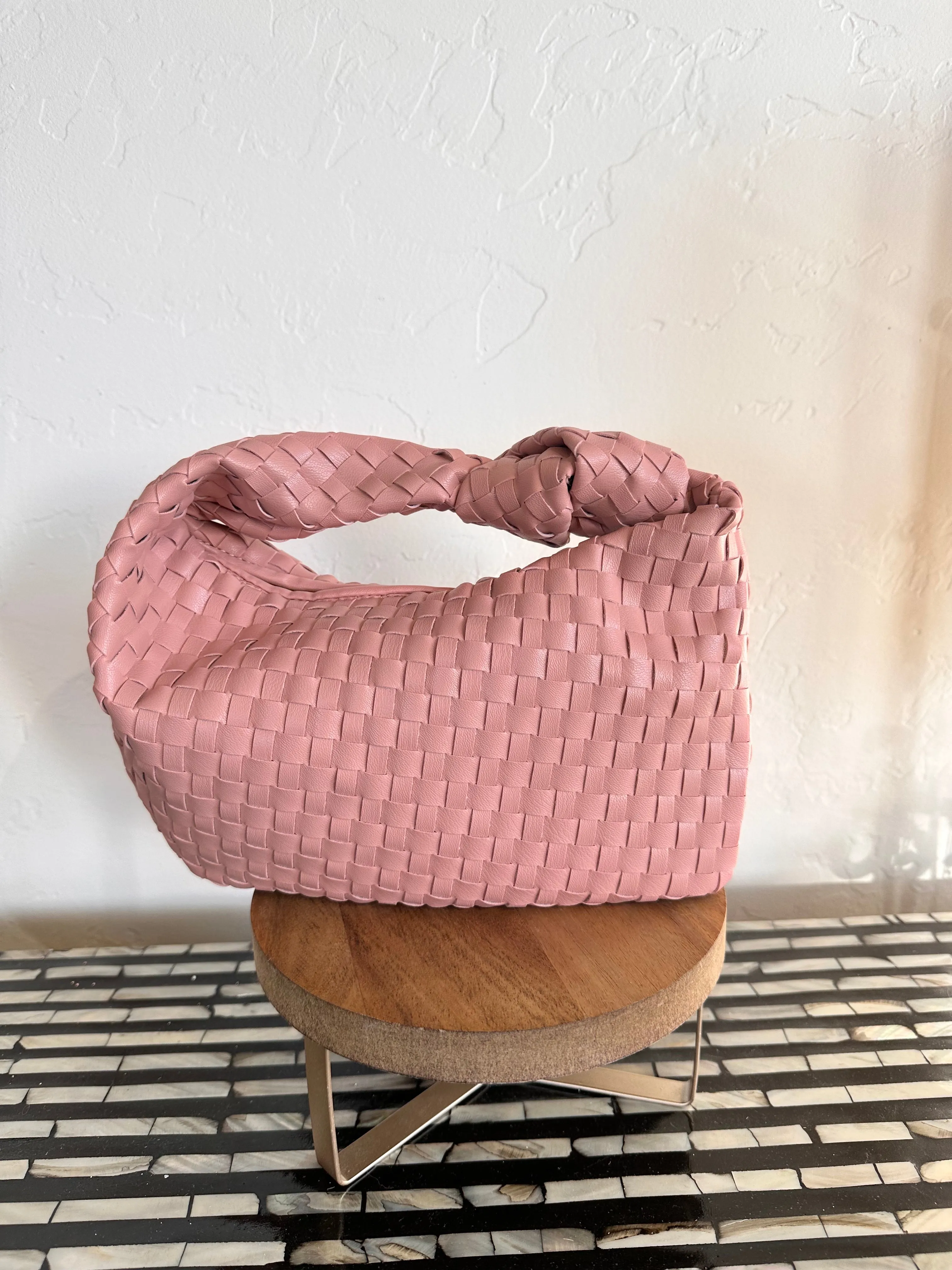 Woven Purse - Pink