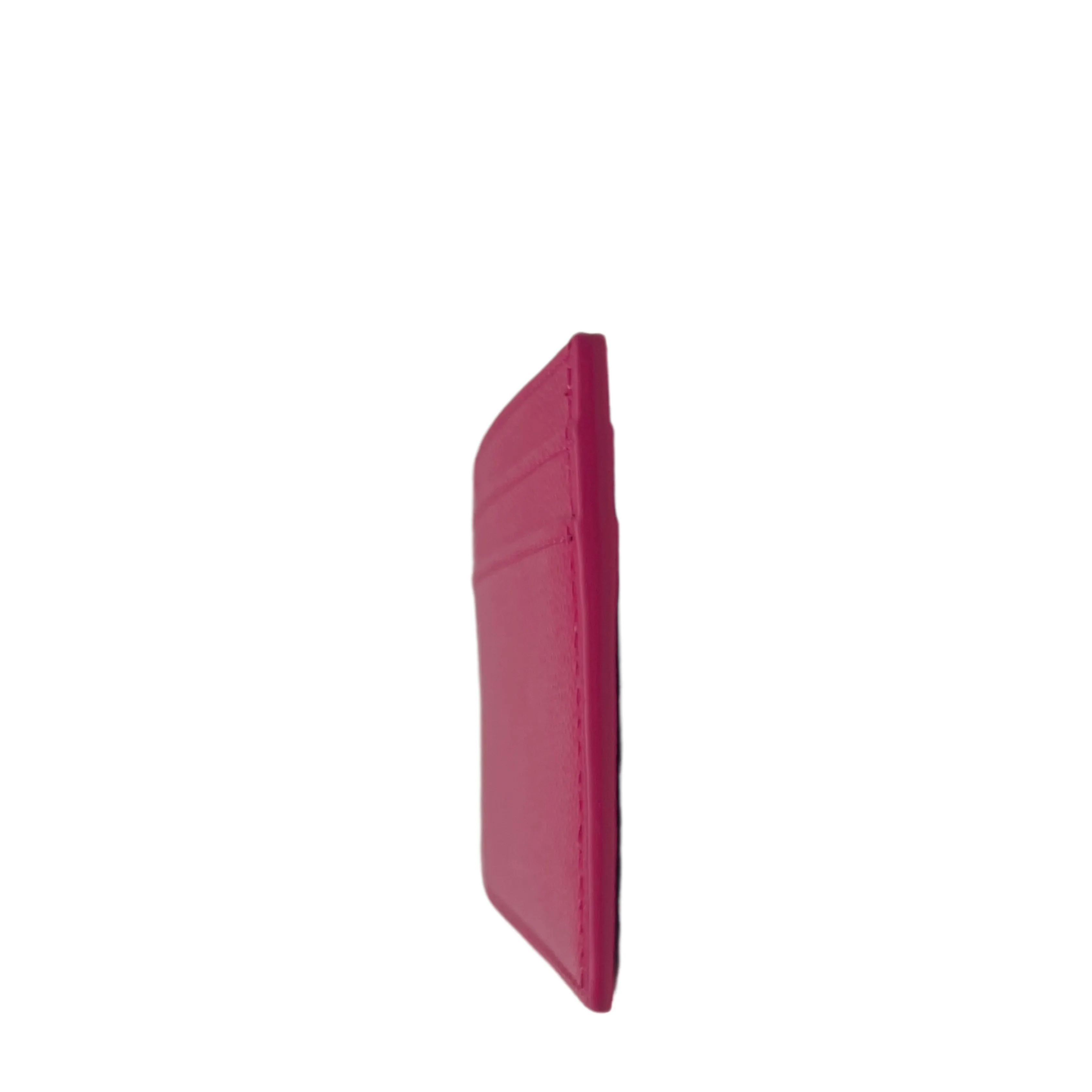 YSL Paris Card Case - Fuchsia