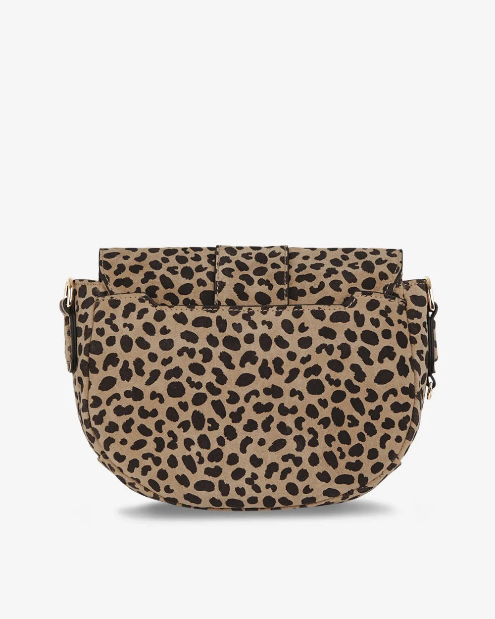 Zara Saddle Bag - Spot Suede