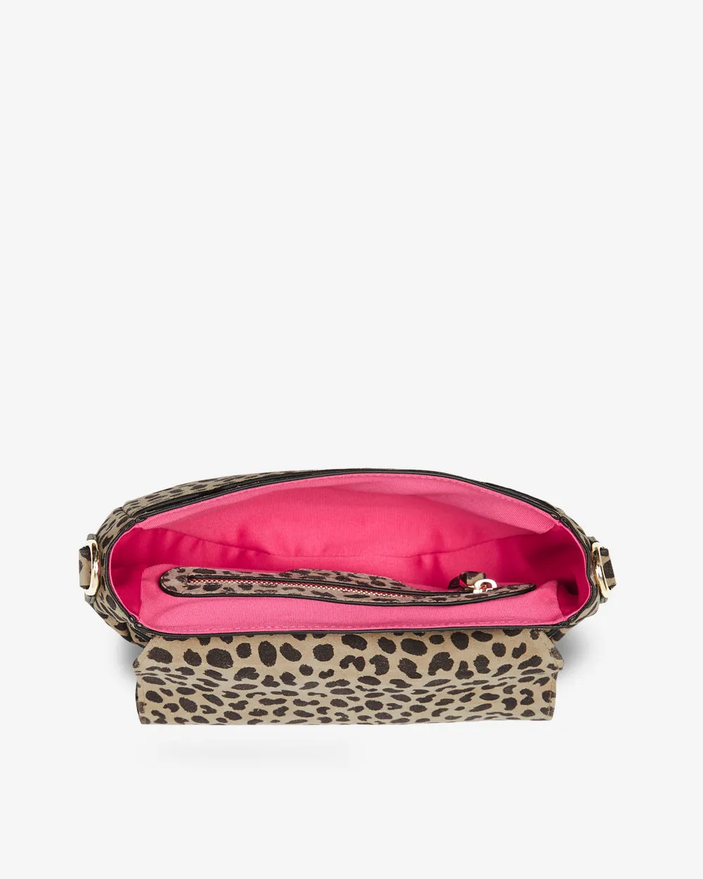 Zara Saddle Bag - Spot Suede